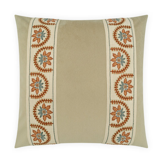 D.V. KAP HOME   24" x 24" Beliver Pillow - Camel     - 4506-C-2424