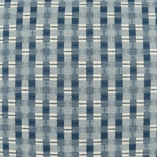 D.V. KAP HOME 4507-I-YARD Hambledon Fabric - Indigo      - Hambledon