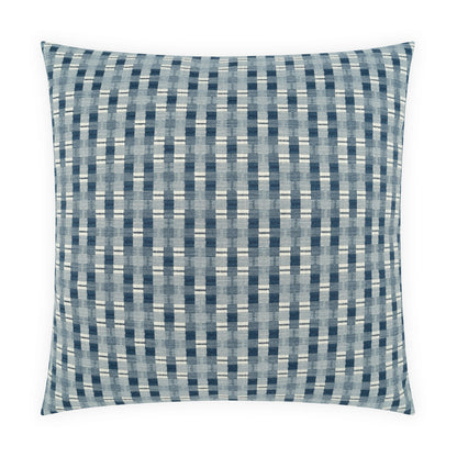 D.V. KAP HOME   24" x 24" Hambledon Pillow - Indigo     - 4507-I-2424