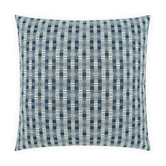 D.V. KAP HOME   24" x 24" Hambledon Pillow - Indigo     - 4507-I-2424