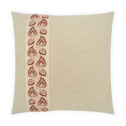 D.V. KAP HOME   24" x 24" Estense Pillow - Rose     - 4509-R-2424
