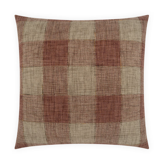 D.V. KAP HOME   24" x 24" Cromwell Pillow - Chestnut     - 4511-C-2424