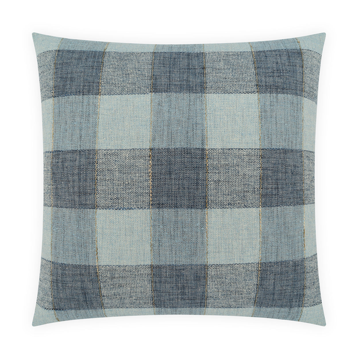 D.V. KAP HOME   24" x 24" Cromwell Pillow - Denim     - 4511-D-2424
