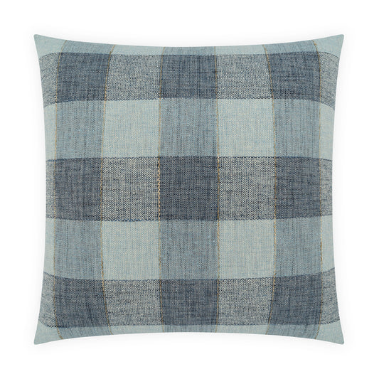 D.V. KAP HOME   24" x 24" Cromwell Pillow - Denim     - 4511-D-2424