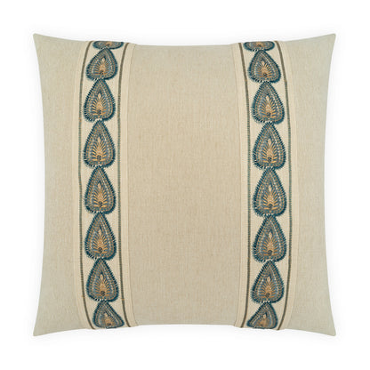 D.V. KAP HOME   24" x 24" Delmonte Pillow - Aegean     - 4512-A-2424