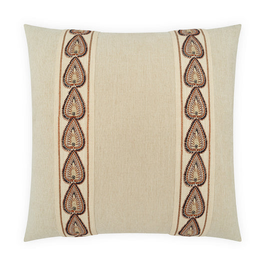 D.V. KAP HOME   24" x 24" Delmonte Pillow - Clay     - 4512-C-2424
