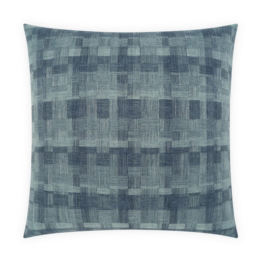 D.V. KAP HOME   24" x 24" Inlay Pillow - Denim     - 4513-D-2424