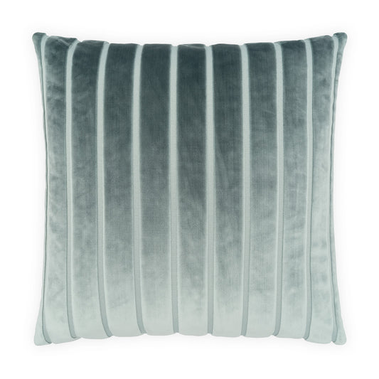 D.V. KAP HOME   24" x 24" Elysian Stripe Pillow - Ocean     - 4514-O-2424