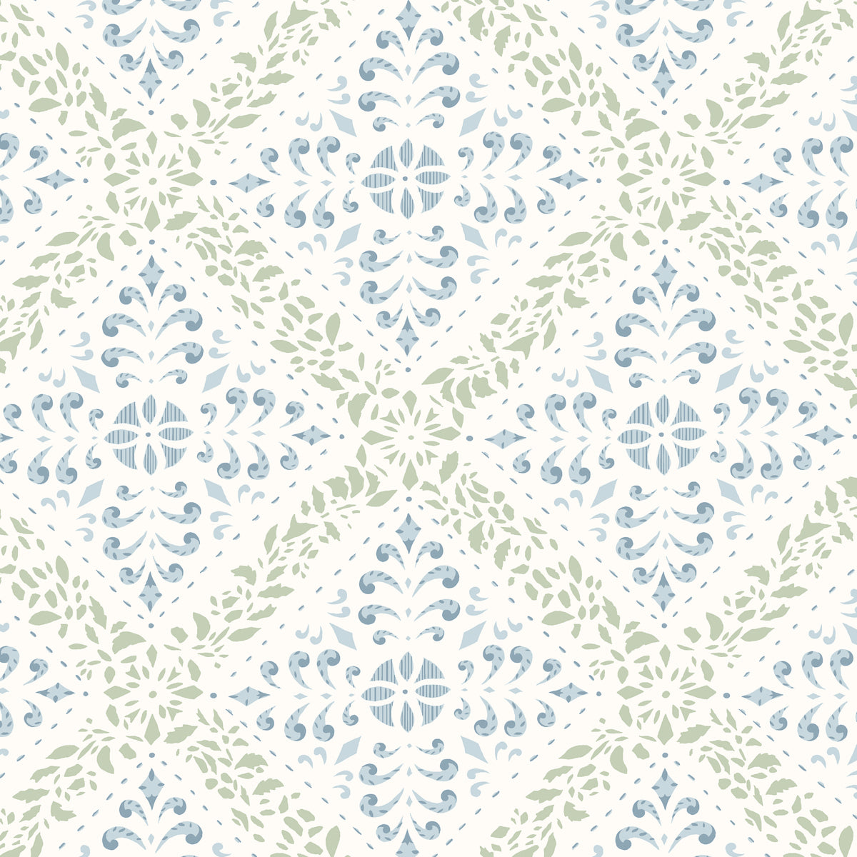 SCHUMACHER  Borastapeter NYBORG   BLUE , GREEN   - 4516