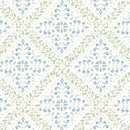 SCHUMACHER  Borastapeter NYBORG   BLUE , GREEN   - 4516