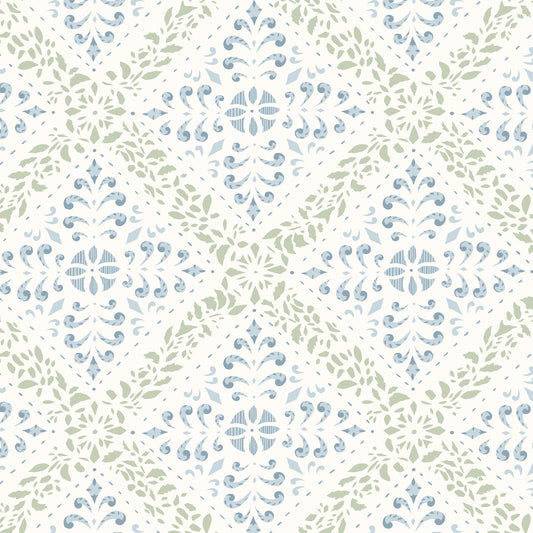 SCHUMACHER  Borastapeter NYBORG   BLUE , GREEN   - 4516