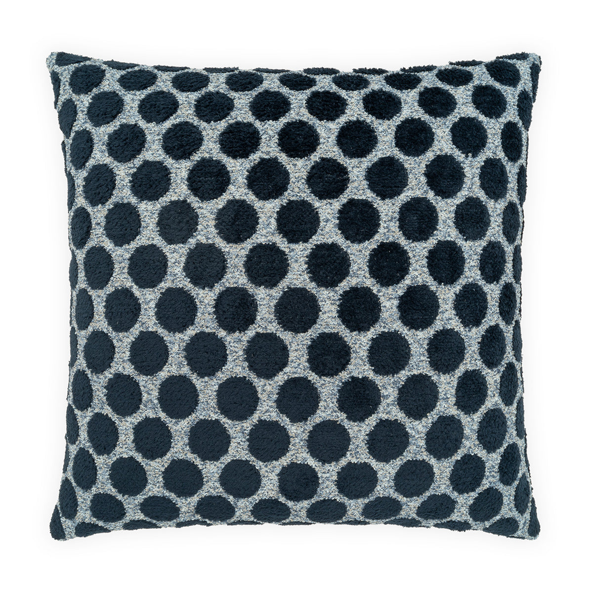 D.V. KAP HOME   24" x 24" Orby Pillow - Navy     - 4518-N-2424