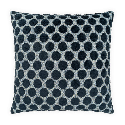 D.V. KAP HOME   24" x 24" Orby Pillow - Navy     - 4518-N-2424