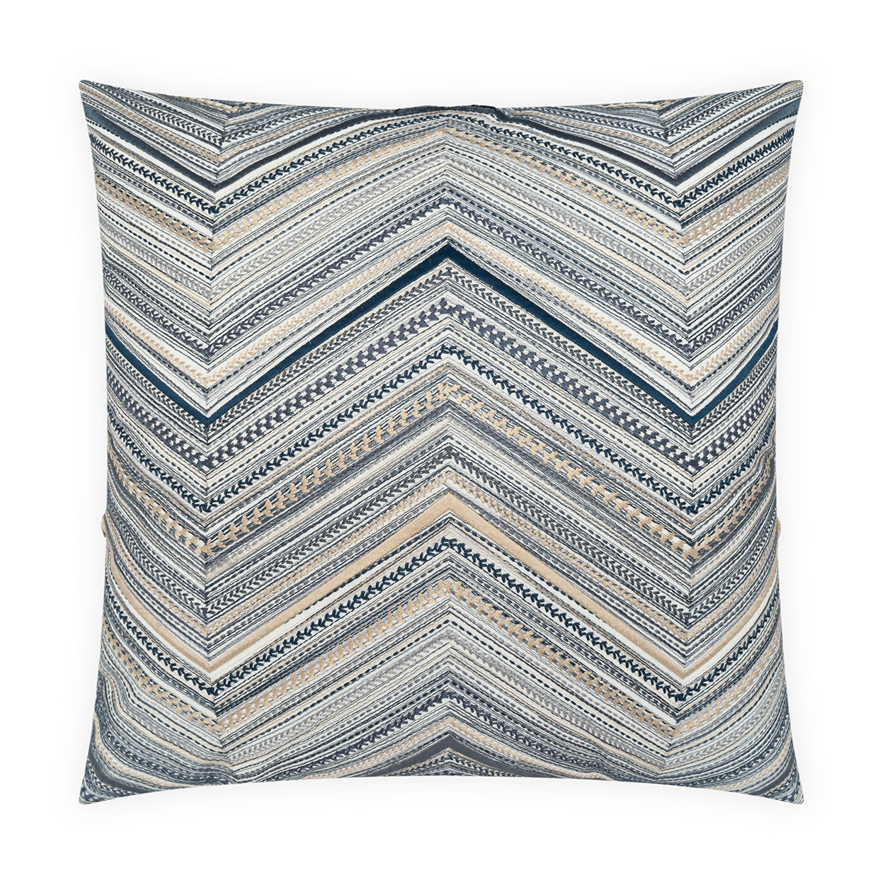 D.V. KAP HOME   24" x 24" Marquise Pillow - Indigo     - 4522-I-2424