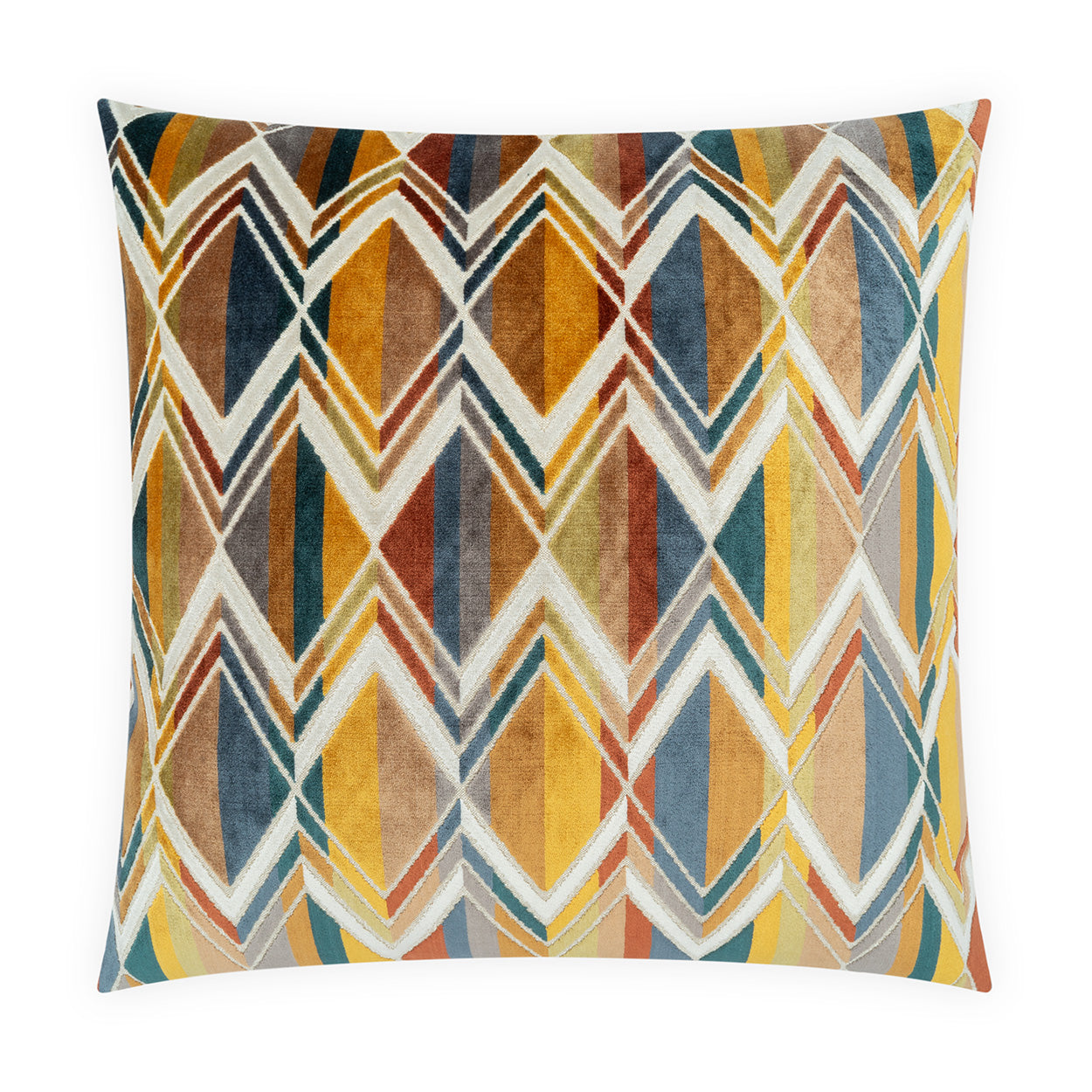 D.V. KAP HOME   24" x 24" Facet Pillow - Sunset     - 4526-S-2424