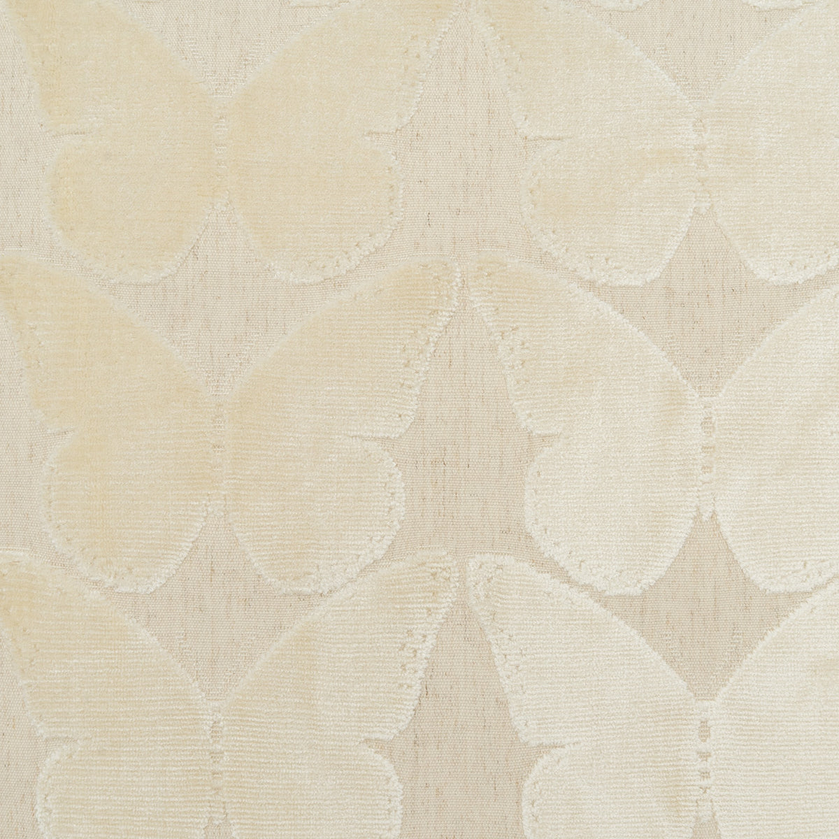 D.V. KAP HOME   24" x 24" Flutterby Pillow - Ivory     - 4530-I-2424