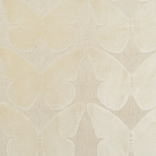 D.V. KAP HOME 4530-I-YARD Flutterby Fabric - Ivory      - Flutterby
