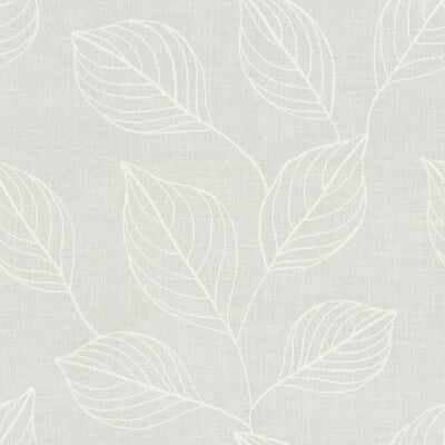 KRAVET CONTRACT EMBROIDERY BOTANICAL & FLORAL WHITE,WHITE,   - 4539.1.0