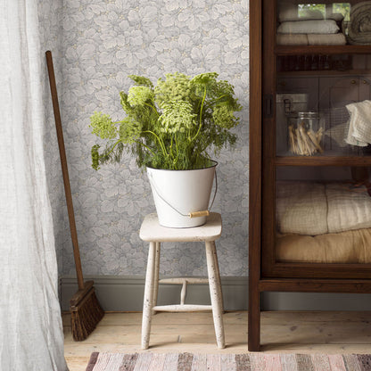 SCHUMACHER WALLCOVERING  BORASTAPETER WALDEMAR   SOFT BLUE   - 4546