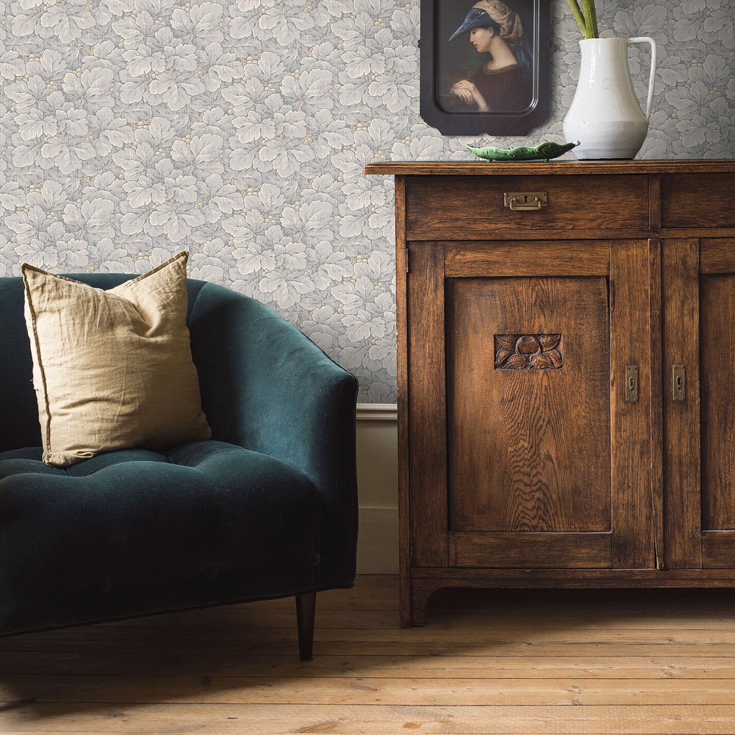 SCHUMACHER WALLCOVERING  BORASTAPETER WALDEMAR   SOFT BLUE   - 4546