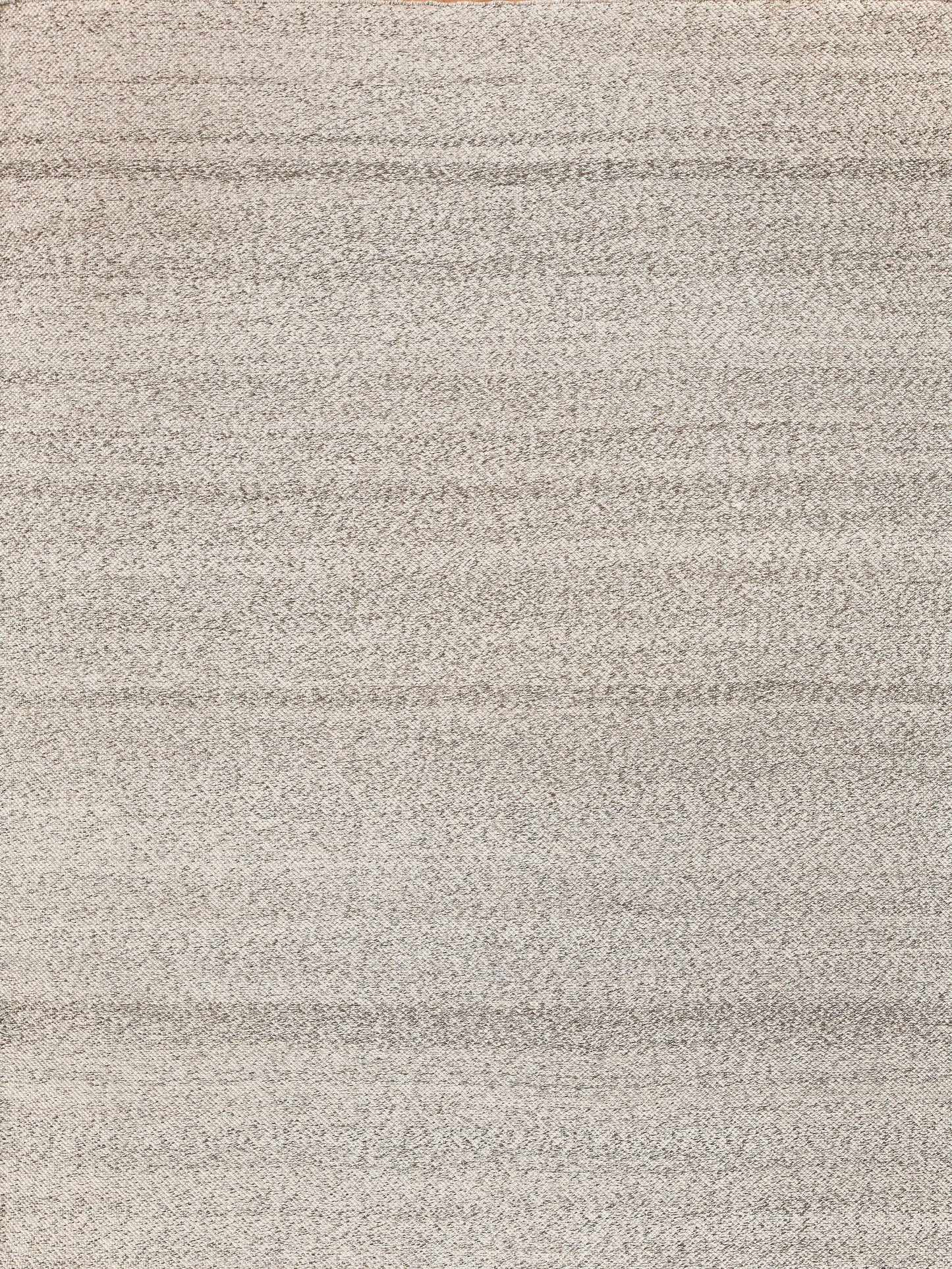 Beige textured rug with soft woven pile and subtle horizontal stripes for living room or bedroom.
