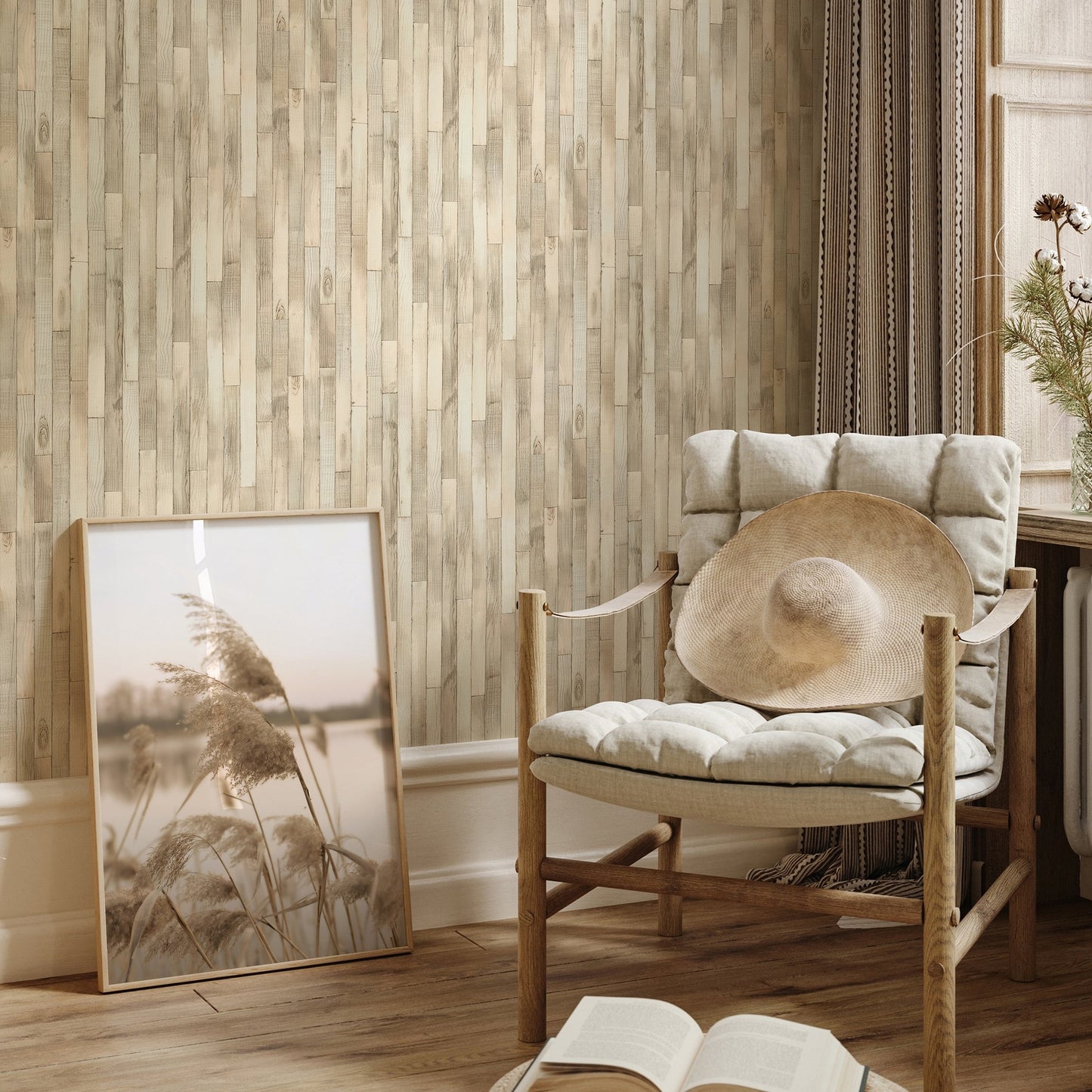 GALERIE WALLCOVERINGS The Woods and Wicker    Beige   - 45734