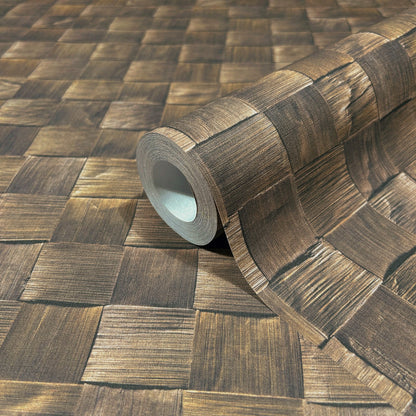 GALERIE WALLCOVERINGS The Woods and Wicker    Bronze - Brown   - 45742