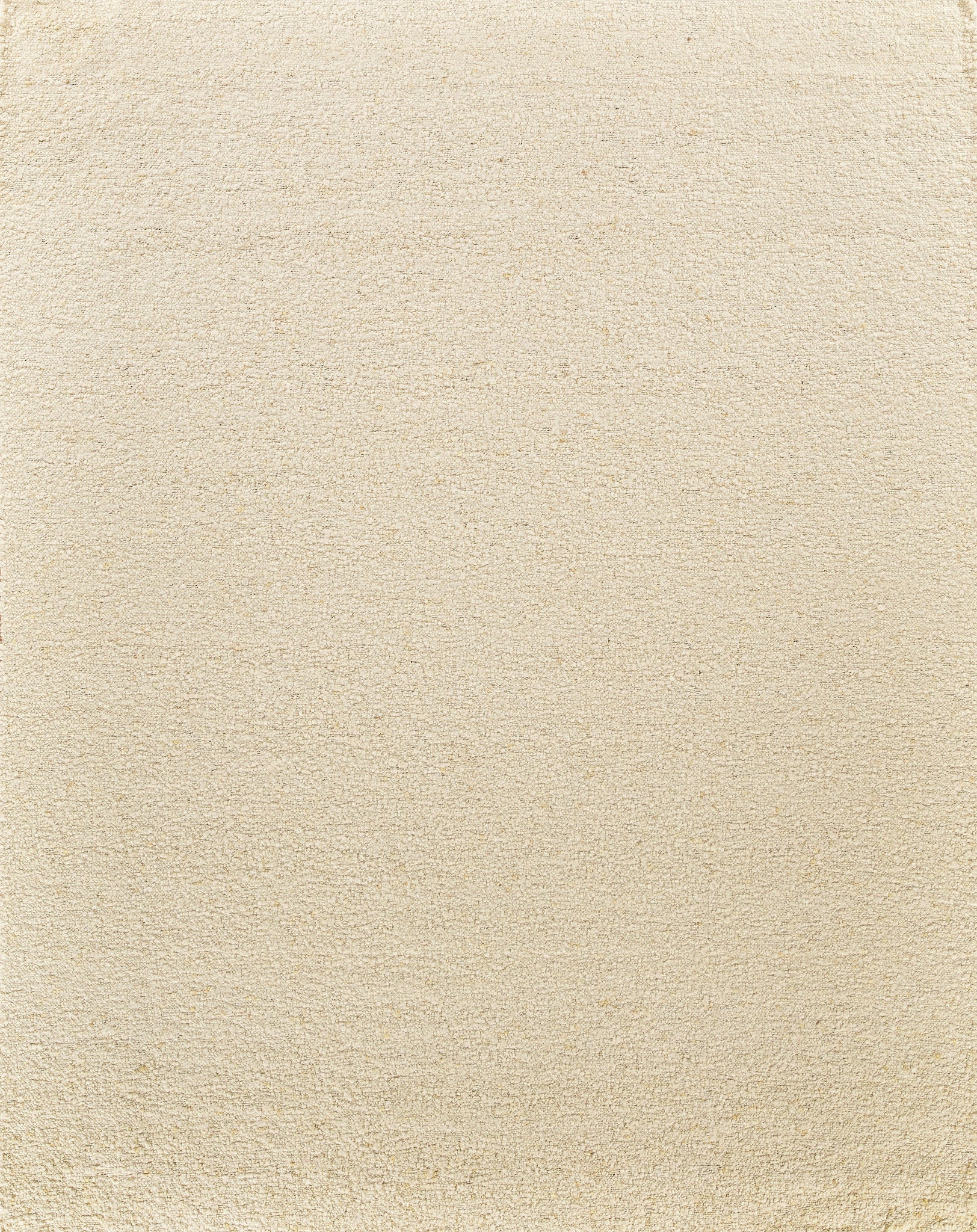 Beige textured flat-weave rug with a low pile; neutral warm tone for living room or bedroom.