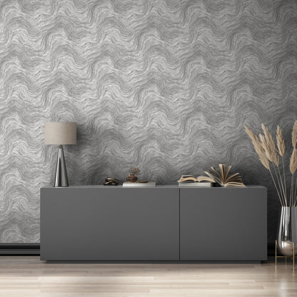 GALERIE WALLCOVERINGS The Bricks And More    Silver - Grey   - 45758