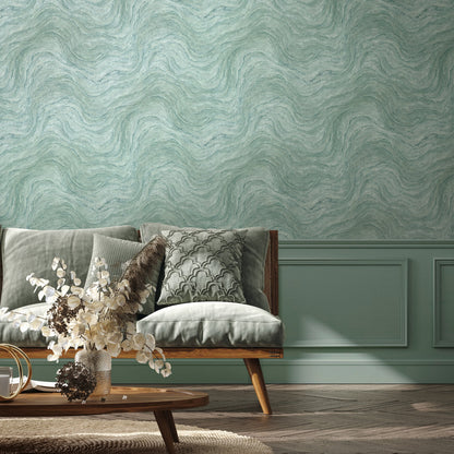 GALERIE WALLCOVERINGS The Bricks And More    Green   - 45759