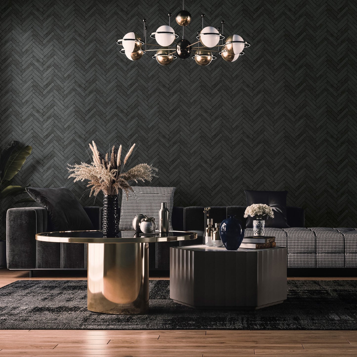 GALERIE WALLCOVERINGS The Bricks And More    Silver - Grey   - 45761