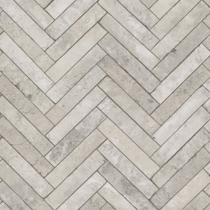 GALERIE WALLCOVERINGS The Bricks And More    Silver - Grey   - 45762