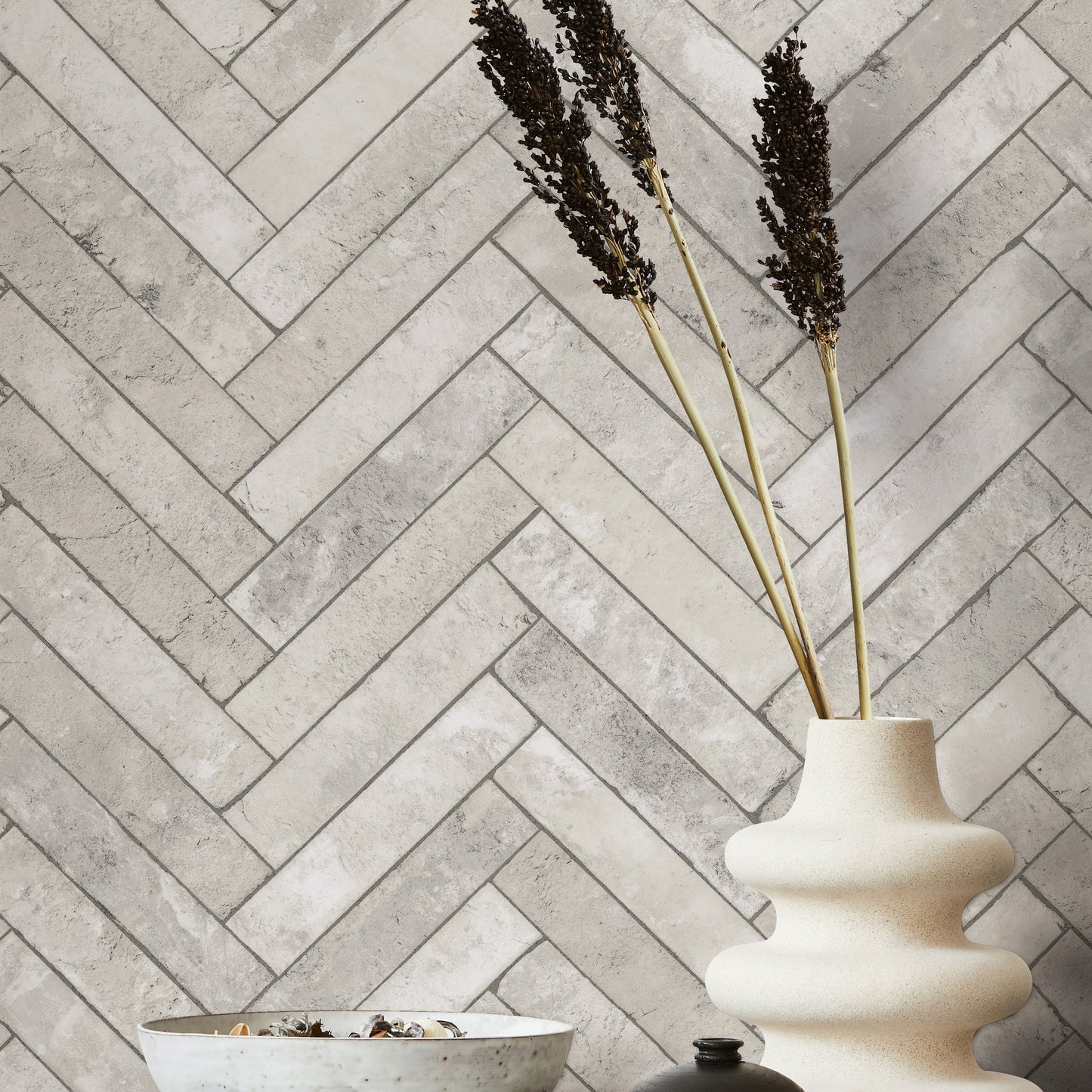 GALERIE WALLCOVERINGS The Bricks And More    Silver - Grey   - 45762