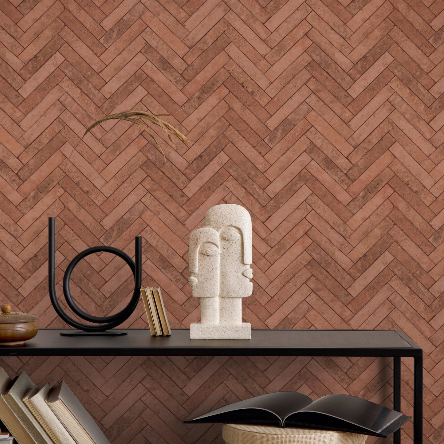 GALERIE WALLCOVERINGS The Bricks And More    Red   - 45763