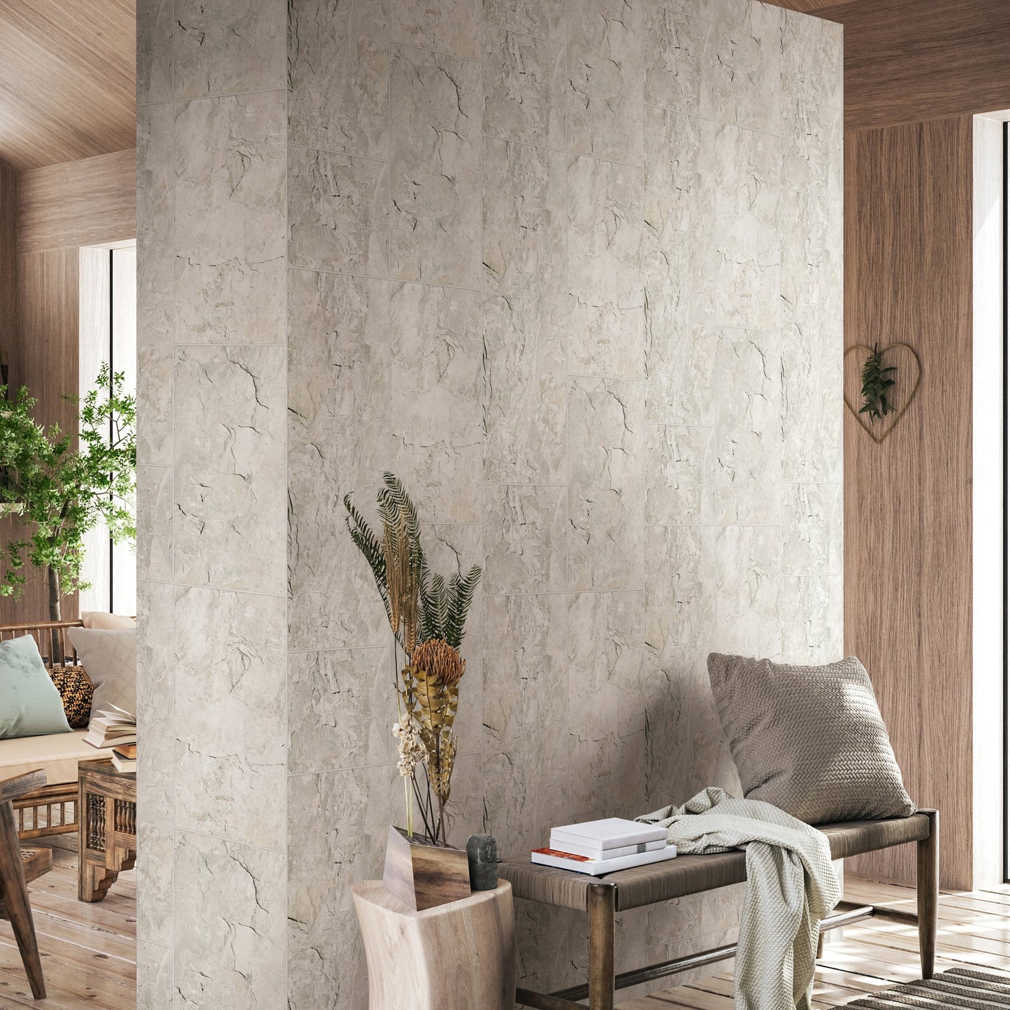 GALERIE WALLCOVERINGS The Bricks And More    Silver - Grey   - 45767