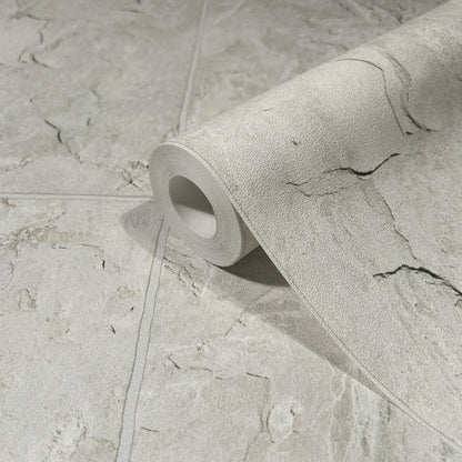 GALERIE WALLCOVERINGS The Bricks And More    Silver - Grey   - 45767