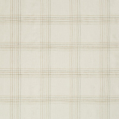 KRAVET DESIGN EMBROIDERY PLAID / CHECK IVORY,LIGHT GREY,BEIGE   - 4612.116.0