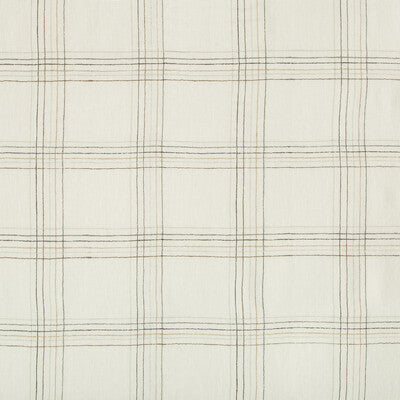 KRAVET DESIGN EMBROIDERY PLAID / CHECK IVORY,GREY,BRONZE   - 4612.121.0