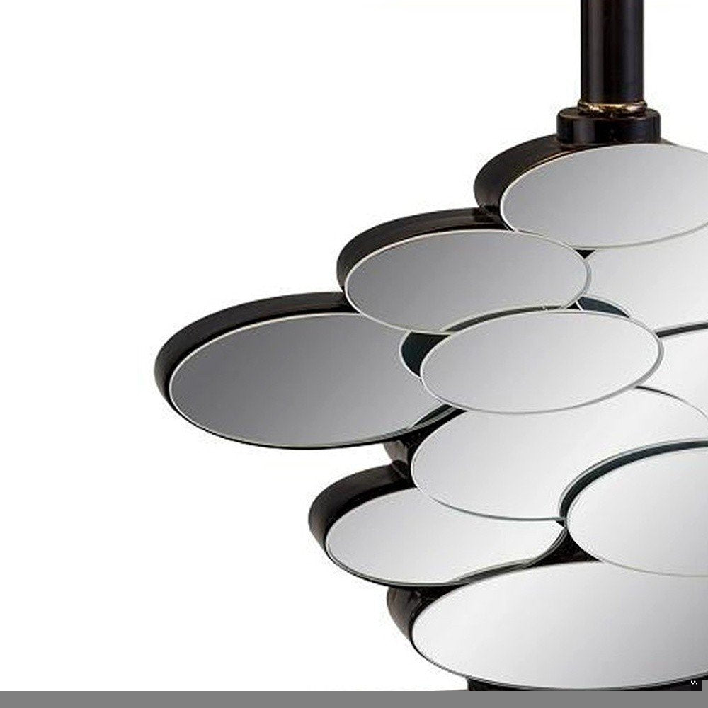 Beautiful Bronzed Table Lamp with Glass Accents
