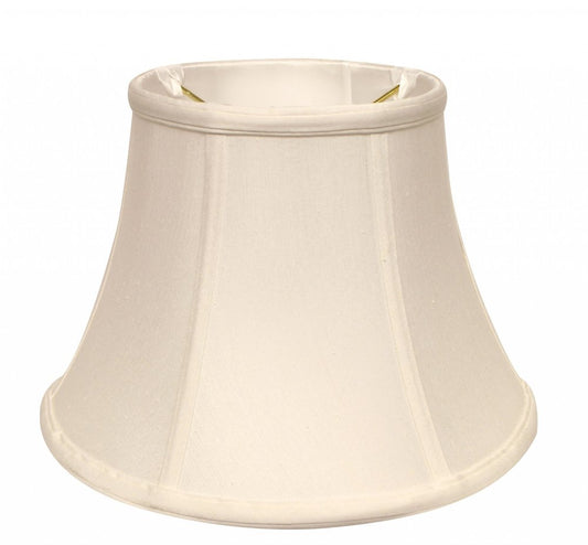 White Monay Shantung Silk Drum Lamp Shade