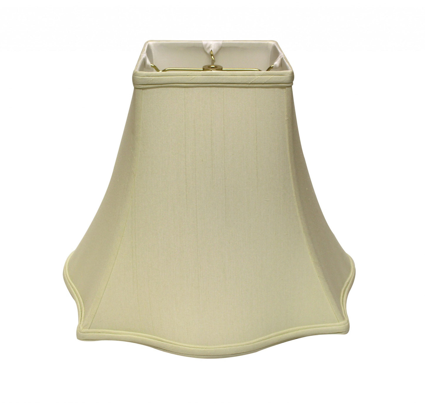 12" Ivory Premium Square Monay Shantung Lampshade