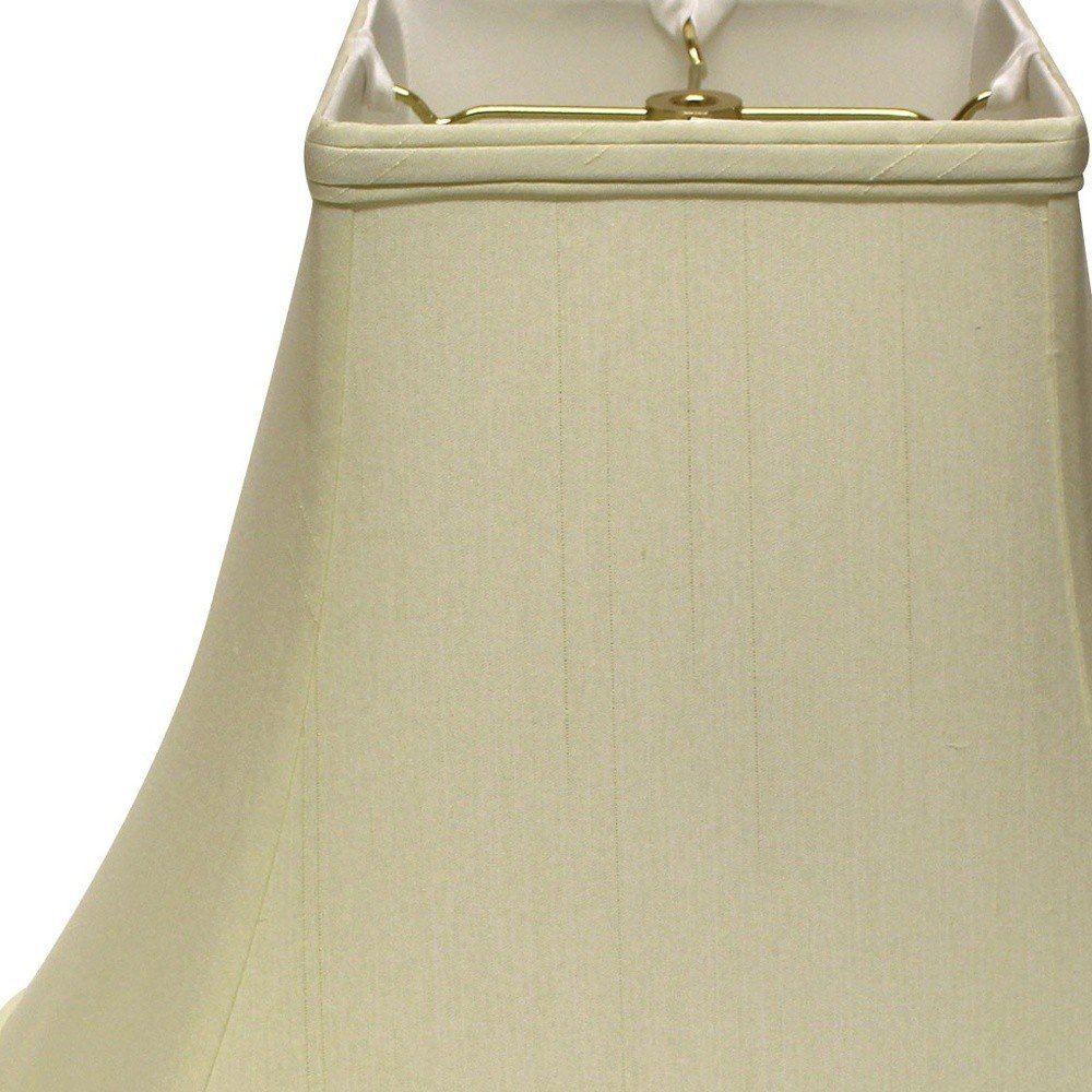 Ivory Monay Shantung Silk Square Lamp Shade