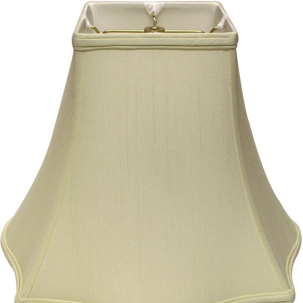 Ivory Monay Shantung Silk Square Lamp Shade