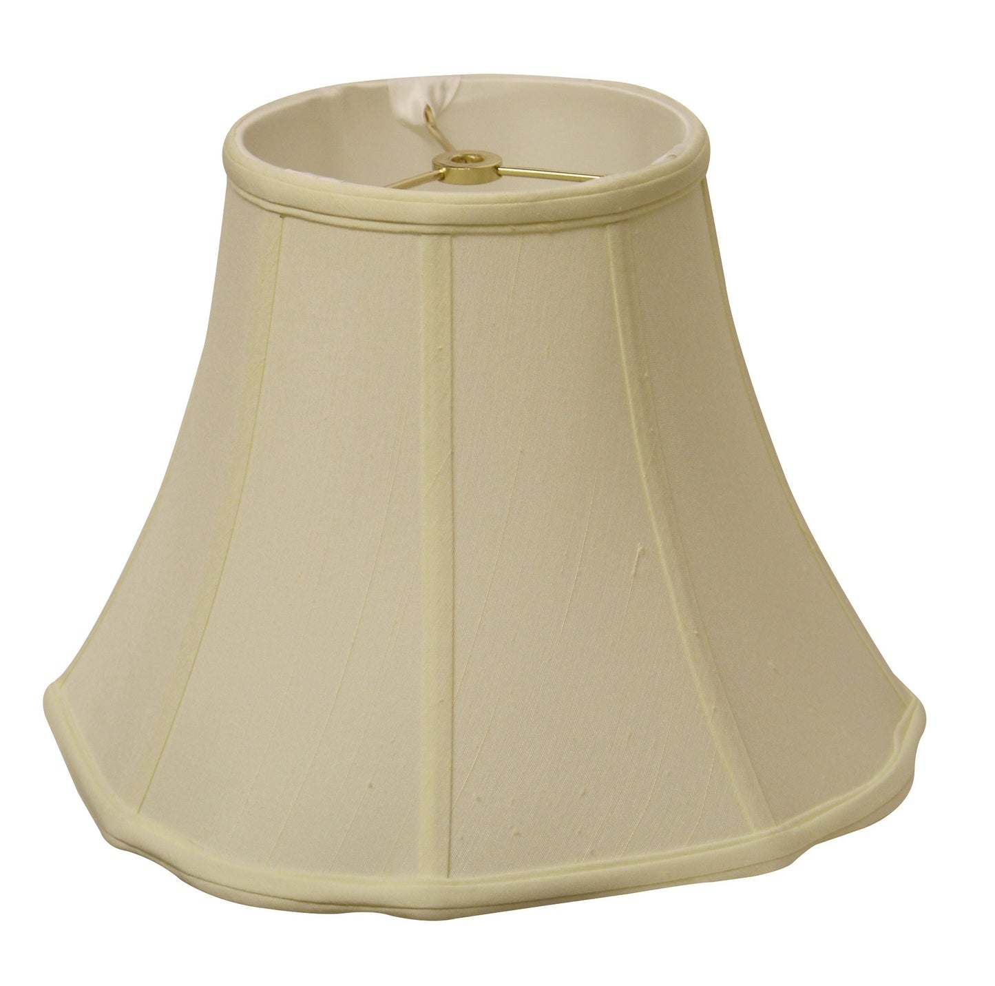 14" Ivory Octagon Monay Shantung Lampshade