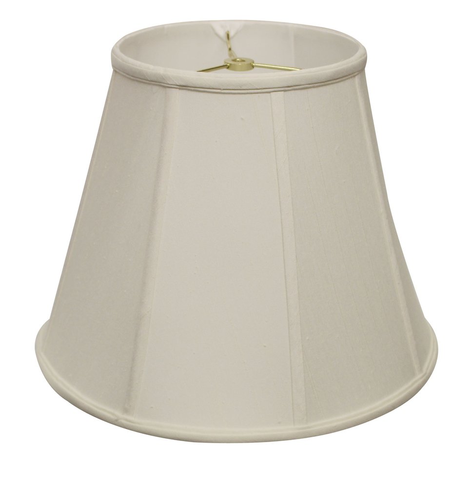 White Monay Shantung Silk Empire Lamp Shade