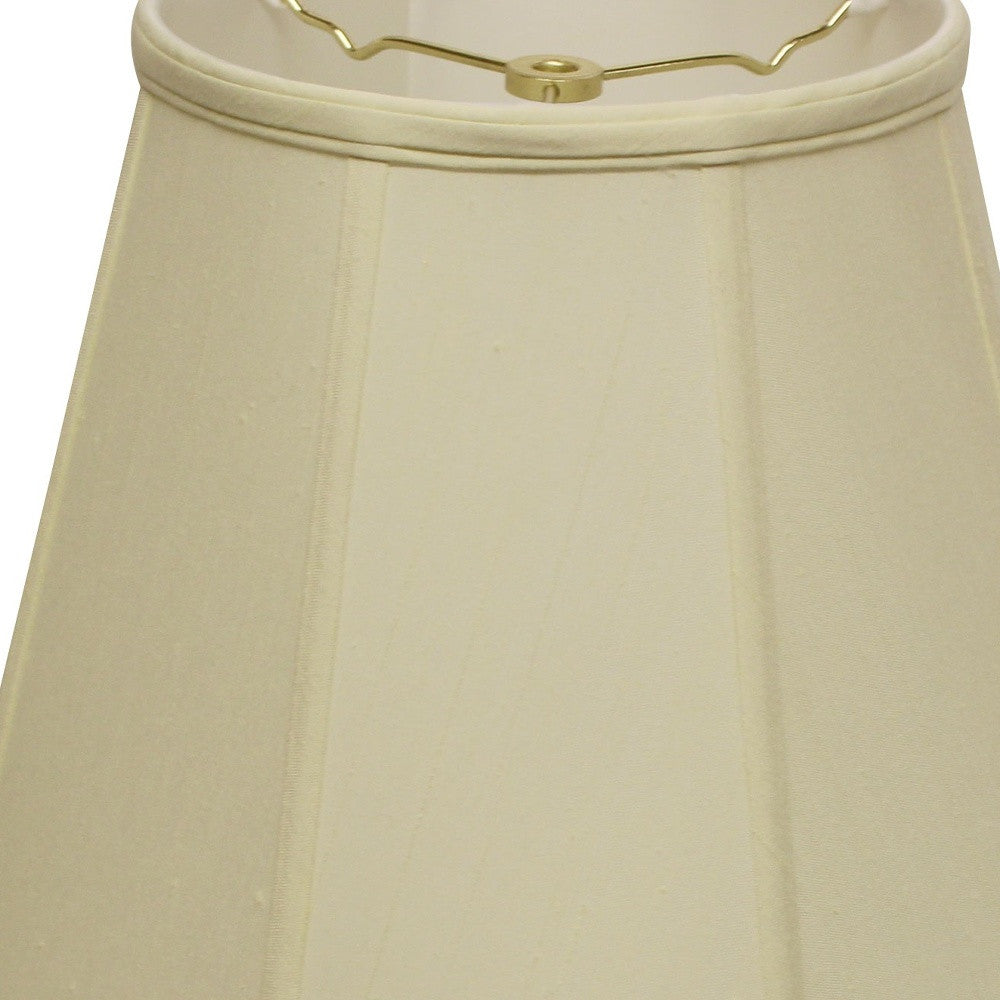 18" Ivory Slanted Empire Monay Shantung Lampshade