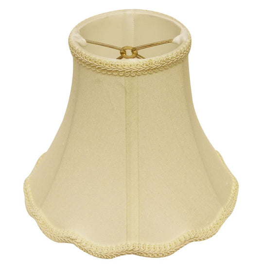 Ivory Monay Shantung Silk Bell Lamp Shade