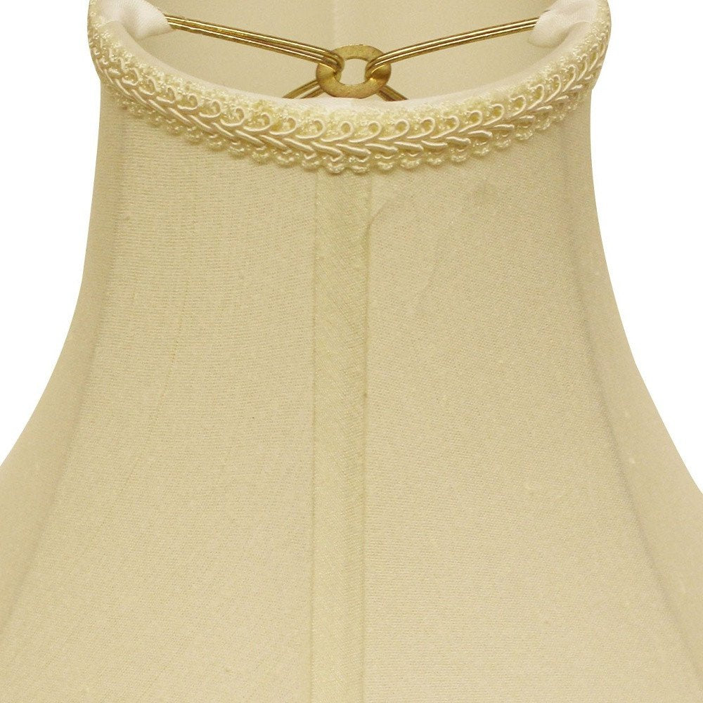 Ivory Monay Shantung Silk Bell Lamp Shade
