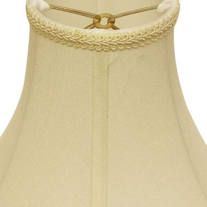 Ivory Monay Shantung Silk Bell Lamp Shade