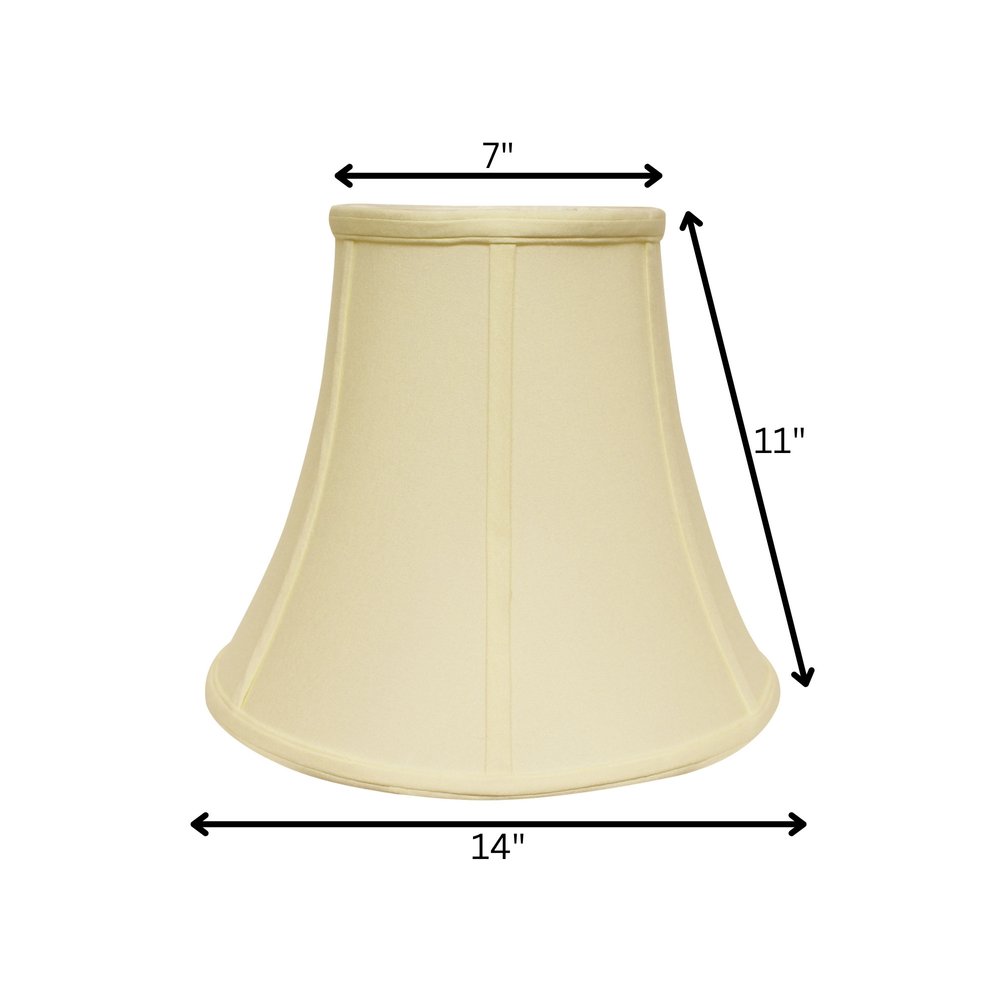 Ivory No Slub Innsbruck Bell Lamp Shade